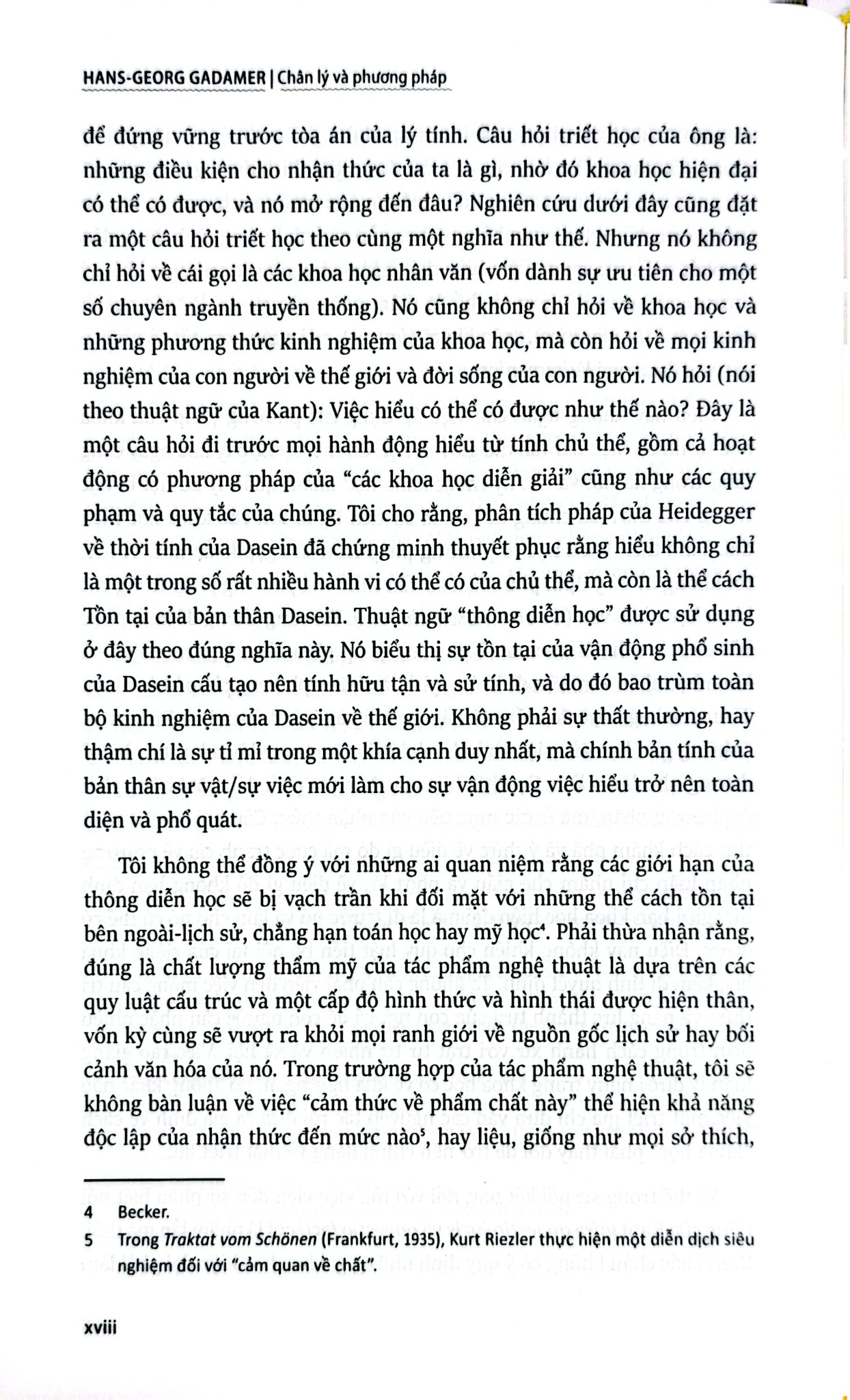 Chân Lý Và Phương Pháp (Bìa Cứng) - Hans Georg Gadamer