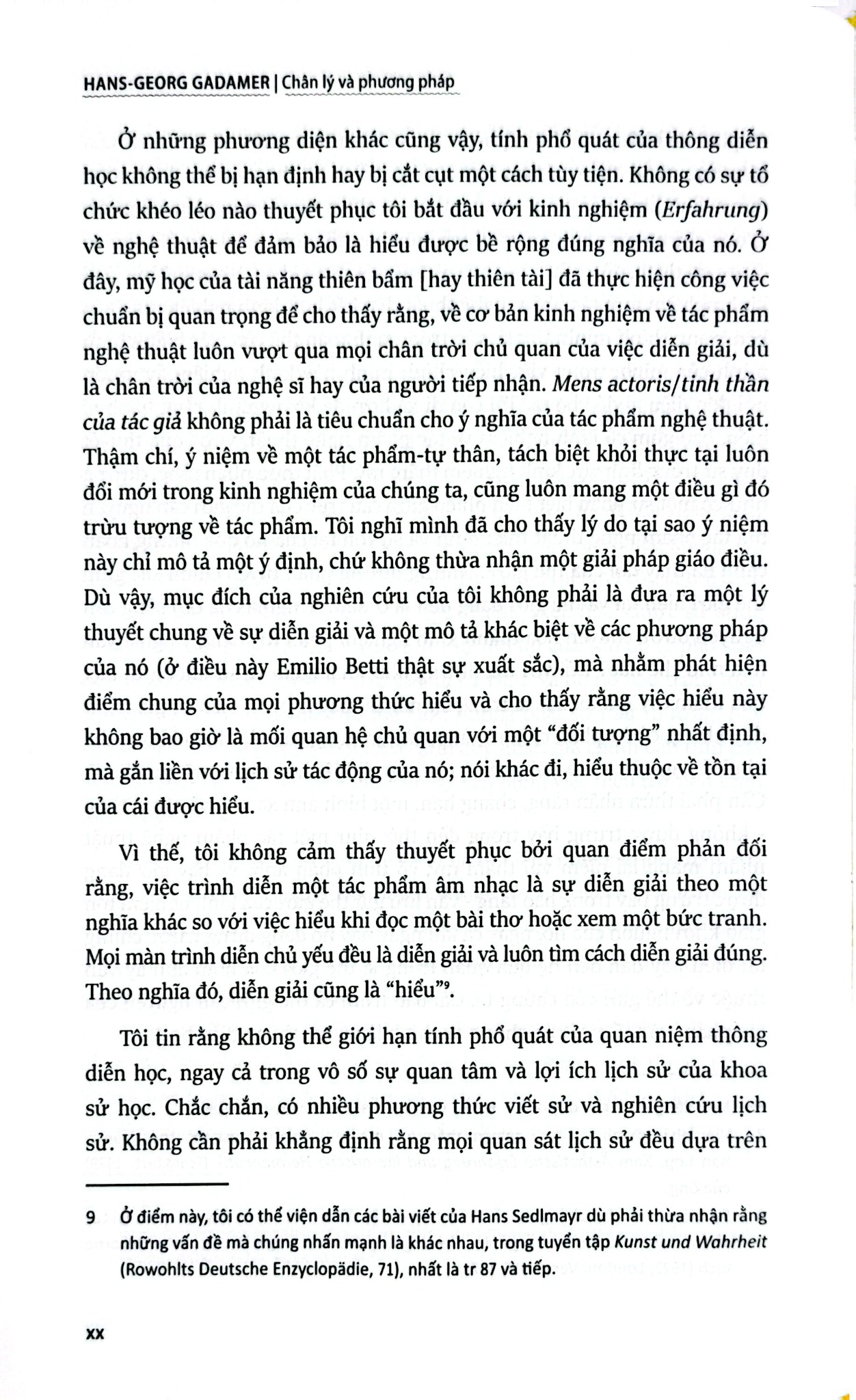 Chân Lý Và Phương Pháp (Bìa Cứng) - Hans Georg Gadamer