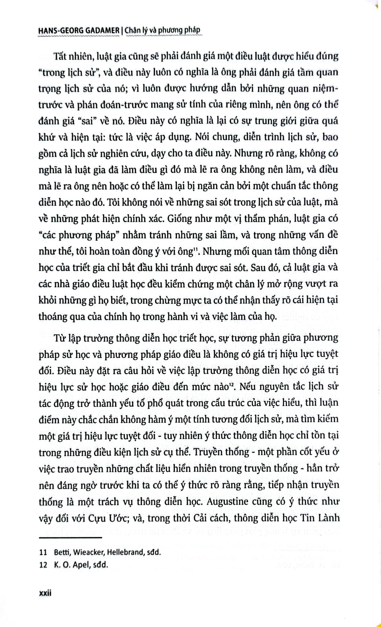 Chân Lý Và Phương Pháp (Bìa Cứng) - Hans Georg Gadamer