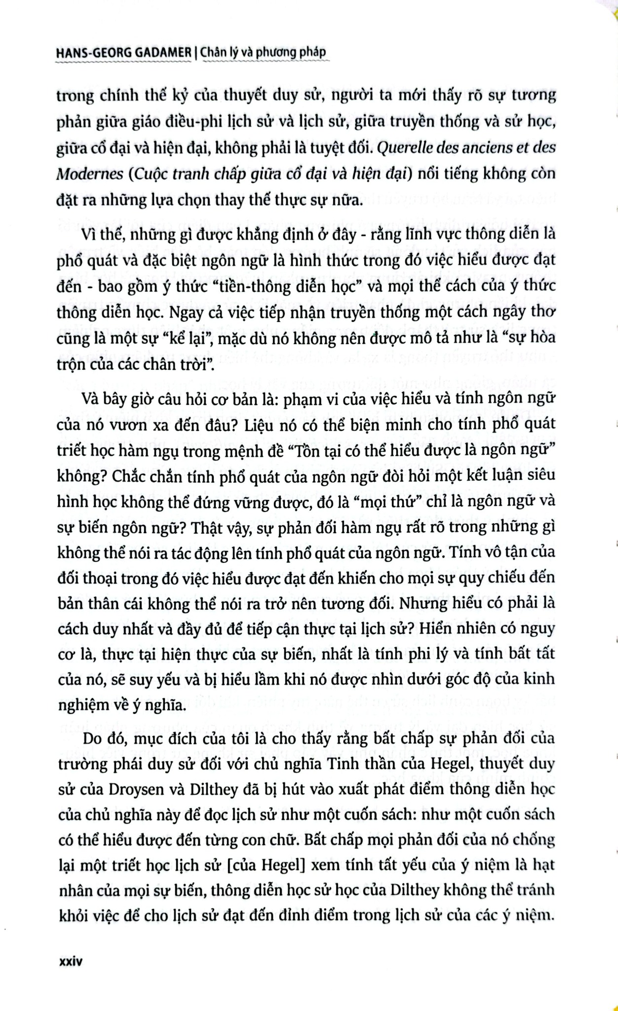 Chân Lý Và Phương Pháp (Bìa Cứng) - Hans Georg Gadamer