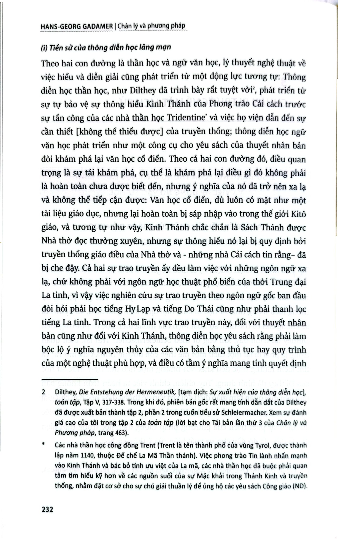 Chân Lý Và Phương Pháp (Bìa Cứng) - Hans Georg Gadamer