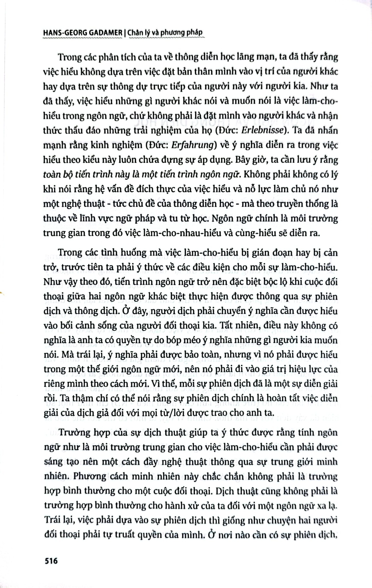 Chân Lý Và Phương Pháp (Bìa Cứng) - Hans Georg Gadamer