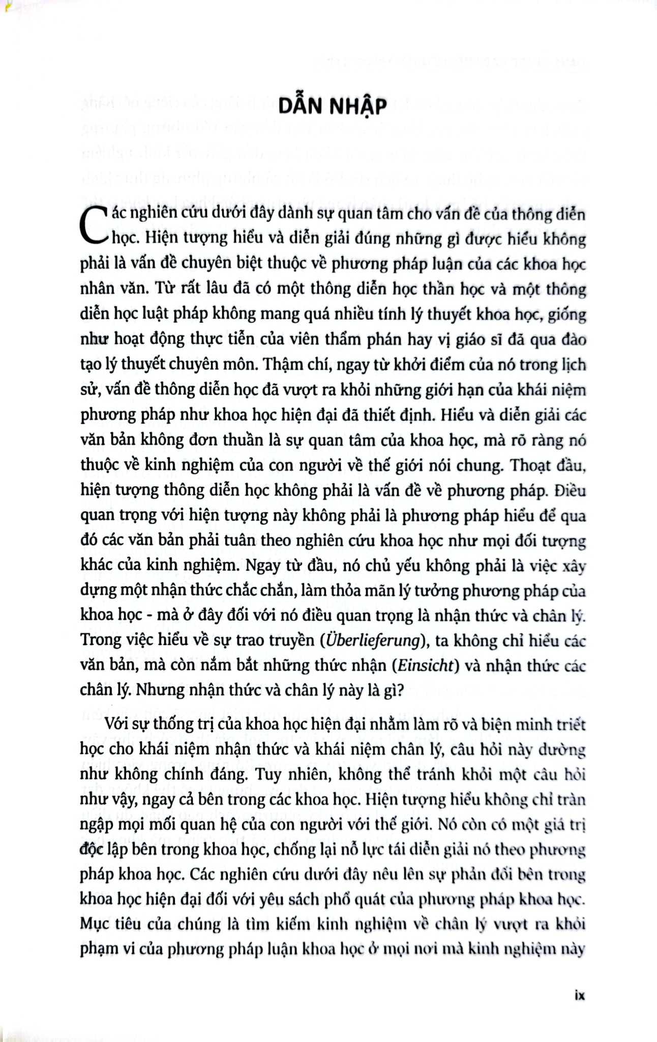 Chân Lý Và Phương Pháp (Bìa Cứng) - Hans Georg Gadamer