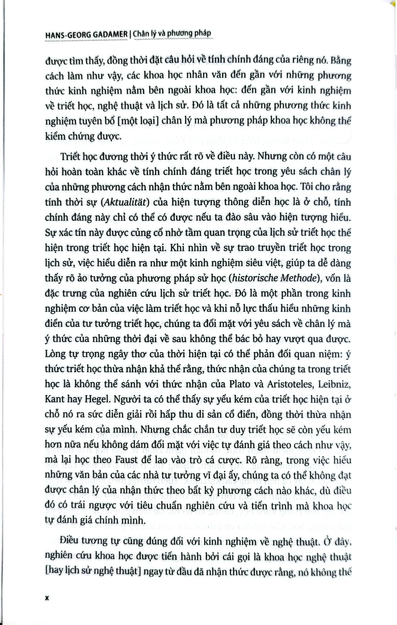 Chân Lý Và Phương Pháp (Bìa Cứng) - Hans Georg Gadamer