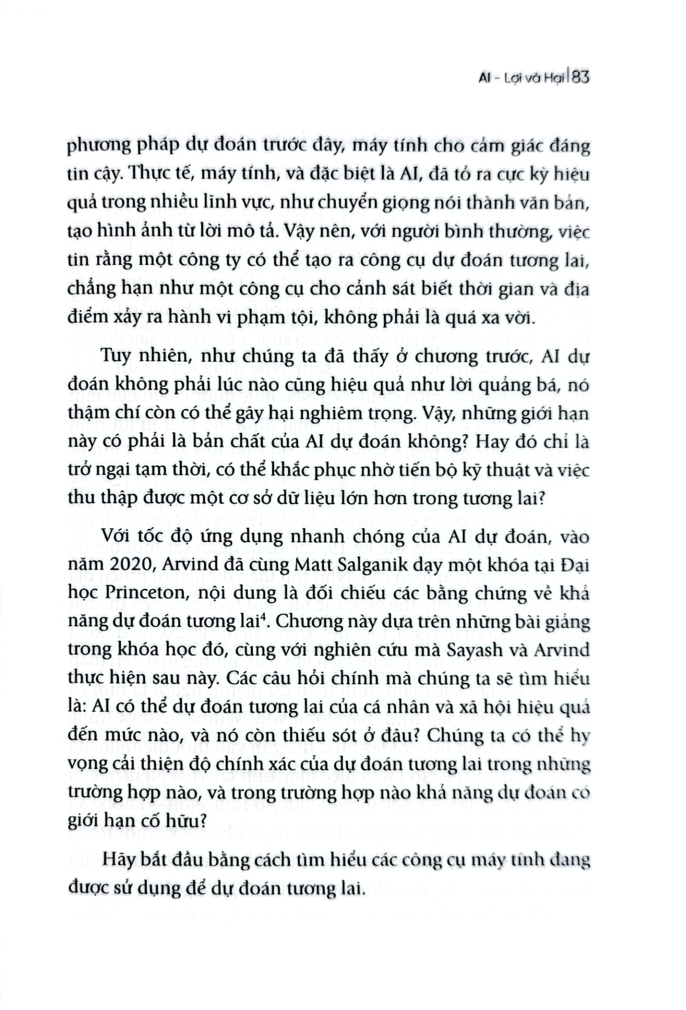 AI - Lợi Và Hại - Arvind Narayanan, Sayash Kapoor