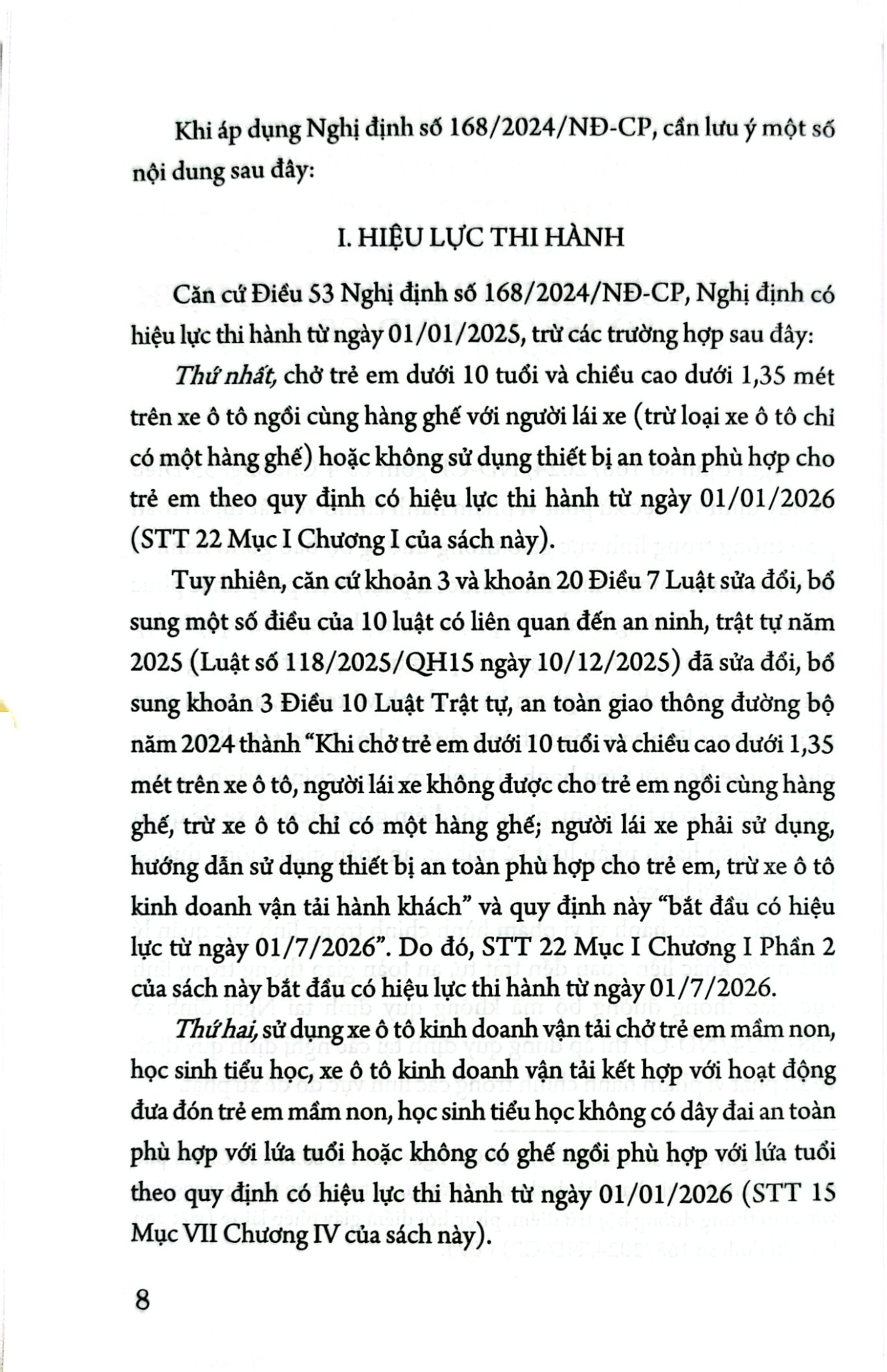 Cẩm Nang Tra Cứu 654 Lỗi Vi Phạm Giao Thông Đường Bộ Và Mức Phạt Theo Nghị Định Số 168/2024/NĐ-CP - LS. Phạm Thanh Hữu