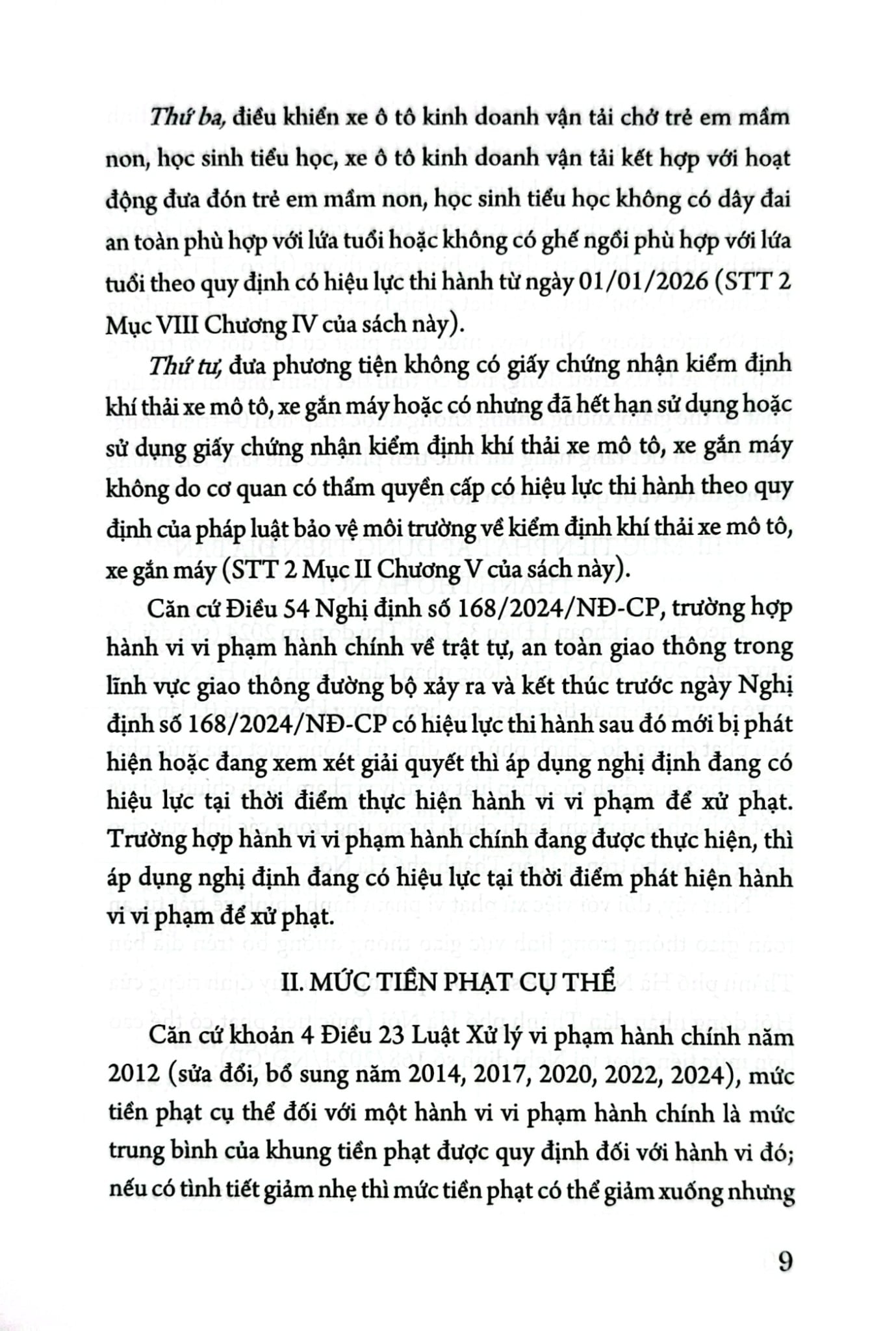 Cẩm Nang Tra Cứu 654 Lỗi Vi Phạm Giao Thông Đường Bộ Và Mức Phạt Theo Nghị Định Số 168/2024/NĐ-CP - LS. Phạm Thanh Hữu