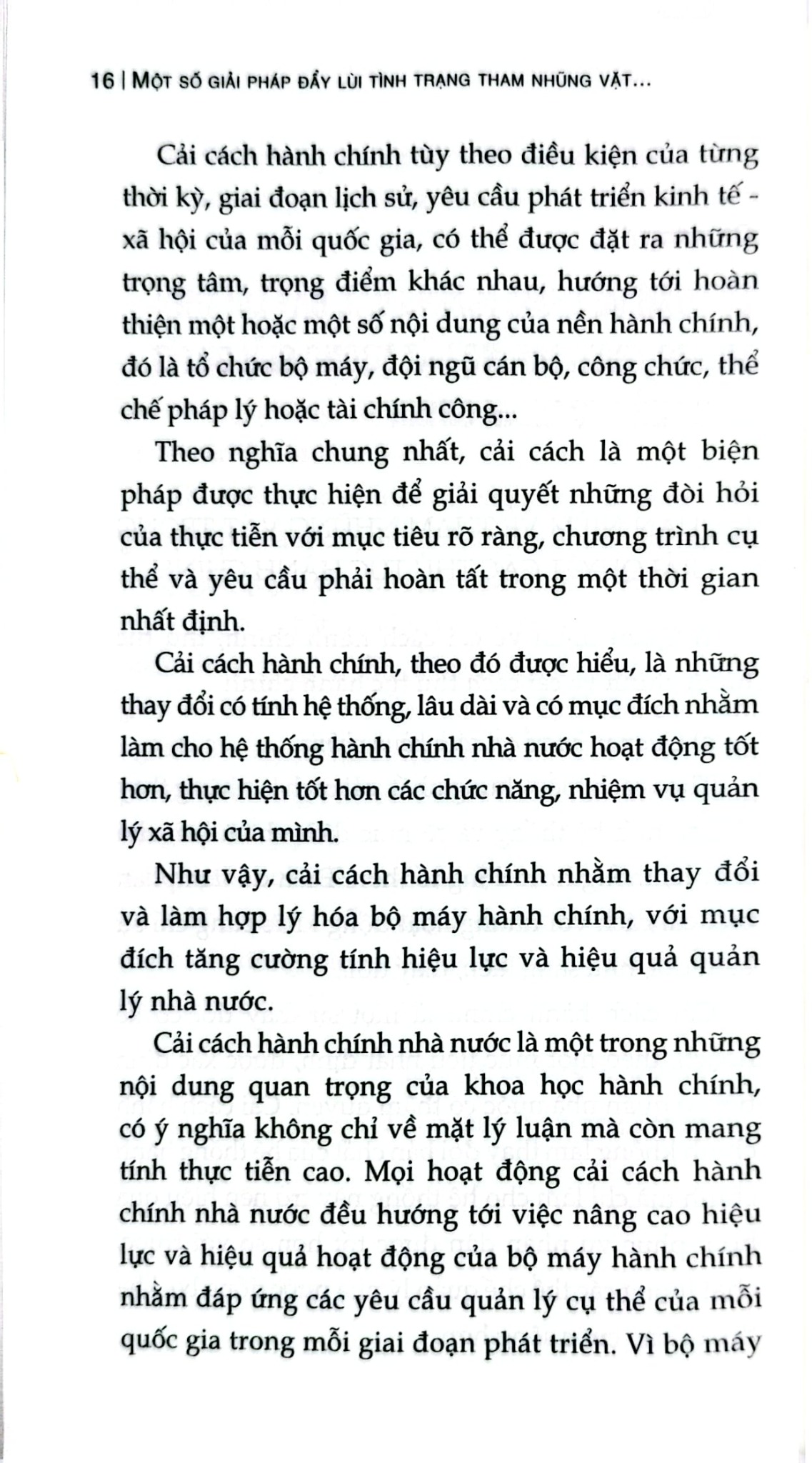 Một Số Giải Pháp Đẩy Lùi Tình Trạng Tham Nhũng Vặt Trong Giải Quyết Các Thủ Tục Hành Chính Ở Nước Ta Hiện Nay (Sách Chuyên Khảo) - TS. Nguyễn Quang Trường (CB)