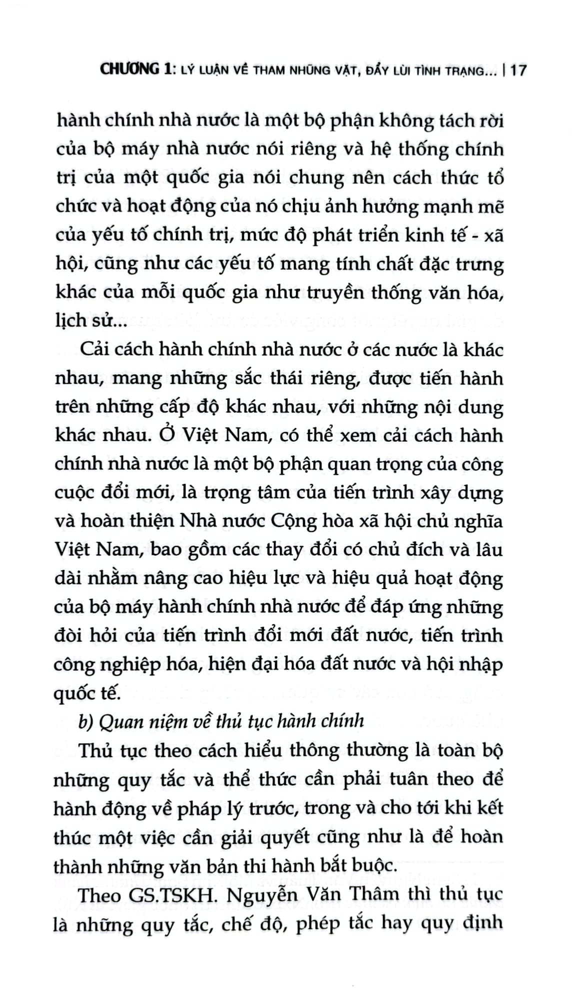 Một Số Giải Pháp Đẩy Lùi Tình Trạng Tham Nhũng Vặt Trong Giải Quyết Các Thủ Tục Hành Chính Ở Nước Ta Hiện Nay (Sách Chuyên Khảo) - TS. Nguyễn Quang Trường (CB)
