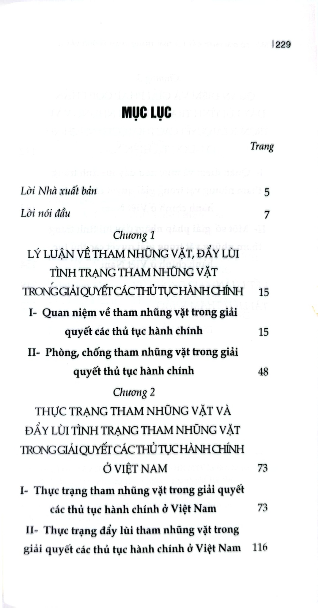 Một Số Giải Pháp Đẩy Lùi Tình Trạng Tham Nhũng Vặt Trong Giải Quyết Các Thủ Tục Hành Chính Ở Nước Ta Hiện Nay (Sách Chuyên Khảo) - TS. Nguyễn Quang Trường (CB)