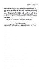 Một Số Giải Pháp Đẩy Lùi Tình Trạng Tham Nhũng Vặt Trong Giải Quyết Các Thủ Tục Hành Chính Ở Nước Ta Hiện Nay (Sách Chuyên Khảo) - TS. Nguyễn Quang Trường (CB)