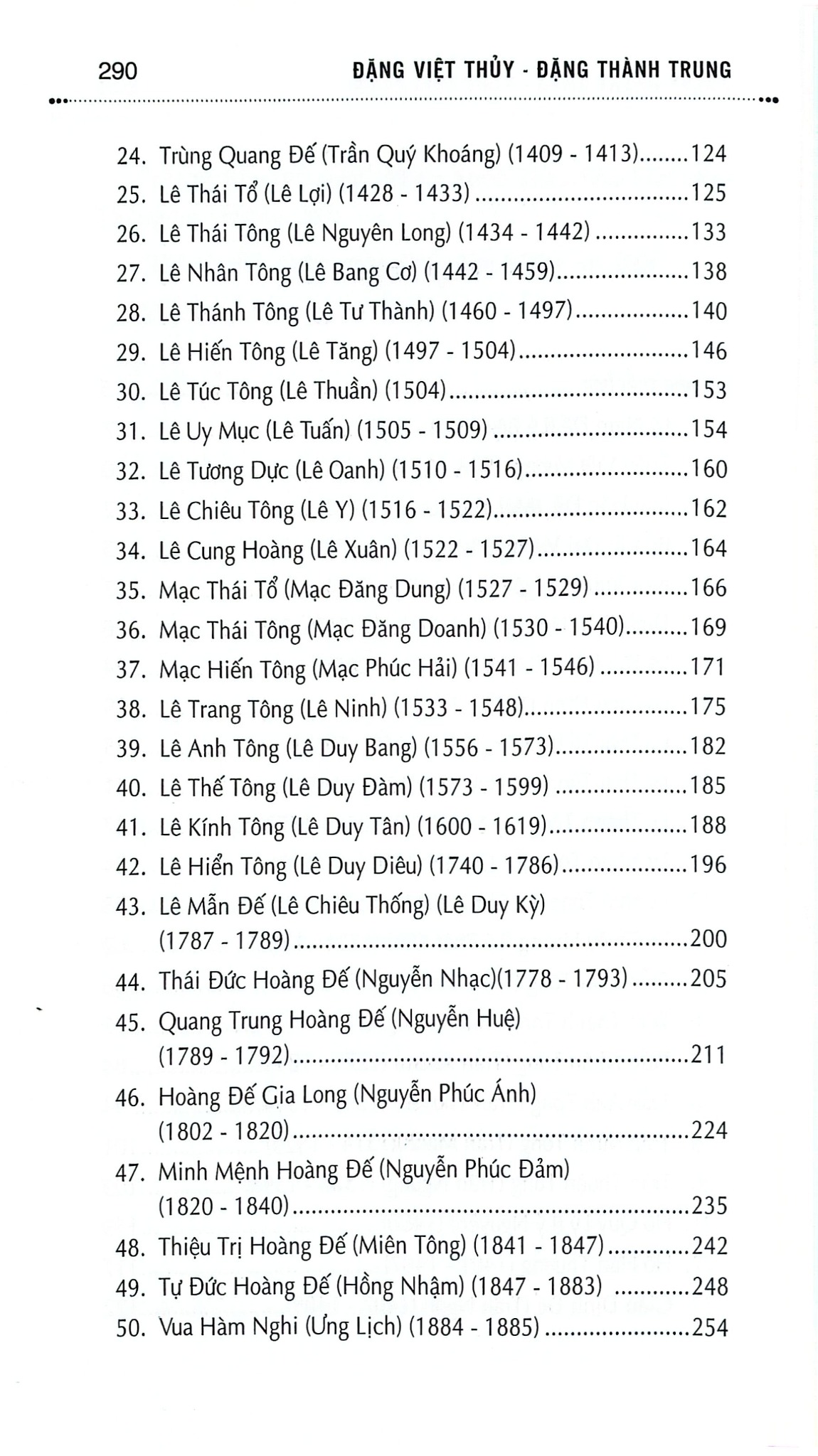 54 Vị Hoàng Đế Việt Nam - Đặng Việt Thủy, Đặng Thành Trung