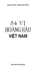 Combo 2 Cuốn 54 Vị (Hoàng Đế + Hoàng Hậu ) Việt Nam