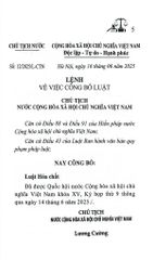 Luật Hóa Chất Năm 2025 (NXBLĐ) - Quốc Hội
