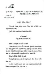 Luật Hóa Chất Năm 2025 (NXBLĐ) - Quốc Hội