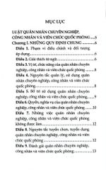 Luật Quân Nhân Chuyên Nghiệp, Công Nhân Và Viên Chức Quốc Phòng Năm 2015 ( Sửa Đổi, Bổ Sung Năm 2025) (NXBLĐ)  - Quốc Hội