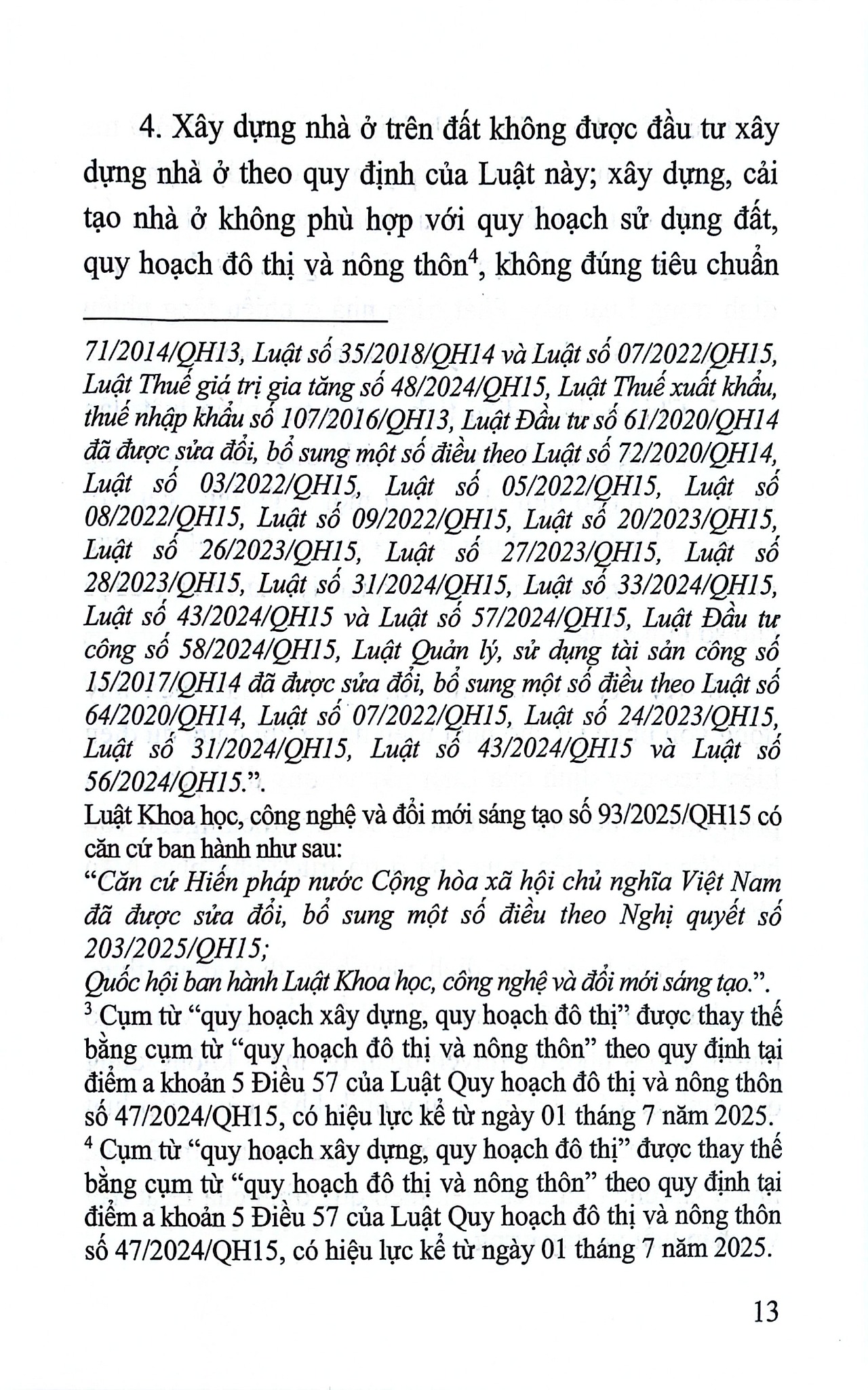 Luật Nhà Ở Năm 2023 ( Sửa Đổi, Bổ Sung Năm 2024,2025) (NXBLĐ) - Quốc Hội