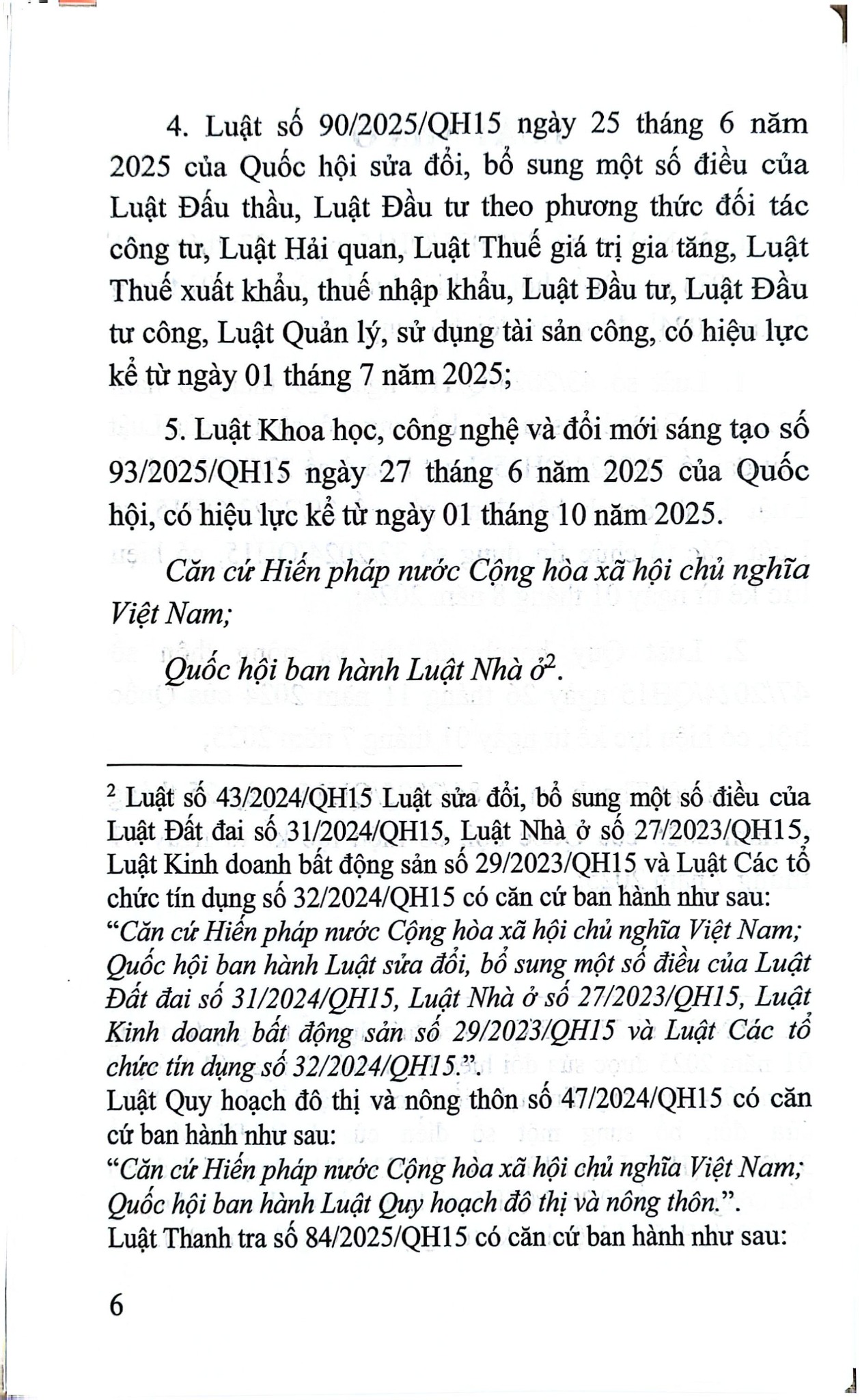 Luật Nhà Ở Năm 2023 ( Sửa Đổi, Bổ Sung Năm 2024,2025) (NXBLĐ) - Quốc Hội
