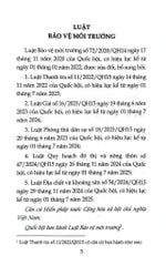 Luật Bảo Vệ Môi Trường Năm 2020 ( Sửa Đổi, Bổ Sung Năm 2022,2023,2024,2025) (NXBLĐ) - Quốc Hội