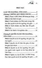 Luật Tín Ngưỡng, Tôn Giáo Năm 2016 ( Sửa Đổi, Bổ Sung Năm 2025) (NXBLĐ) - Quốc Hội