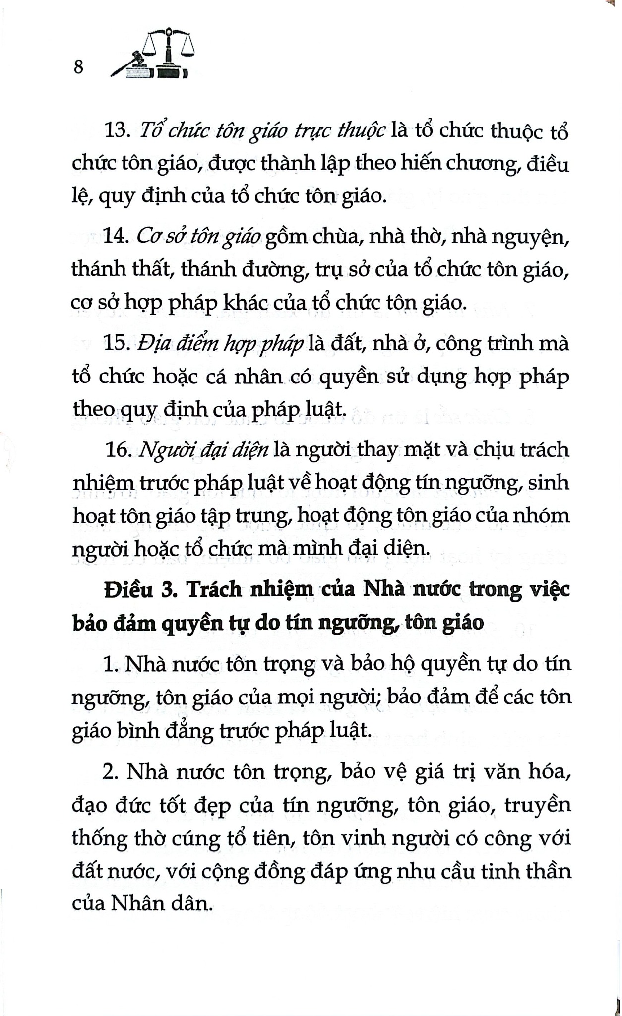 Luật Tín Ngưỡng, Tôn Giáo Năm 2016 ( Sửa Đổi, Bổ Sung Năm 2025) (NXBLĐ) - Quốc Hội