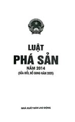 Luật Phá Sản Năm 2014 (Sửa Đổi, Bổ Sung Năm 2025) (NXBLĐ) - Quốc Hội