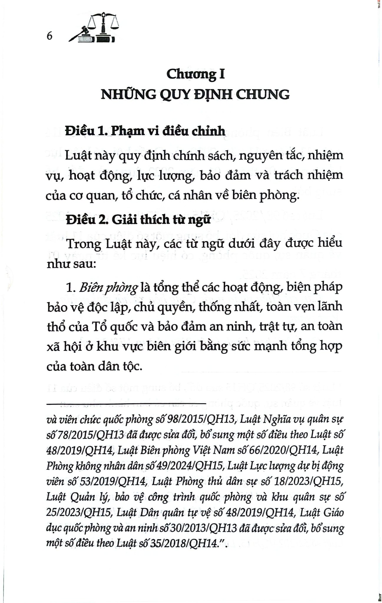 Luật Biên Phòng Việt Nam Năm 2020 ( Sửa Đổi, Bổ Sung Năm 2025) (NXBLĐ) - Quốc Hội