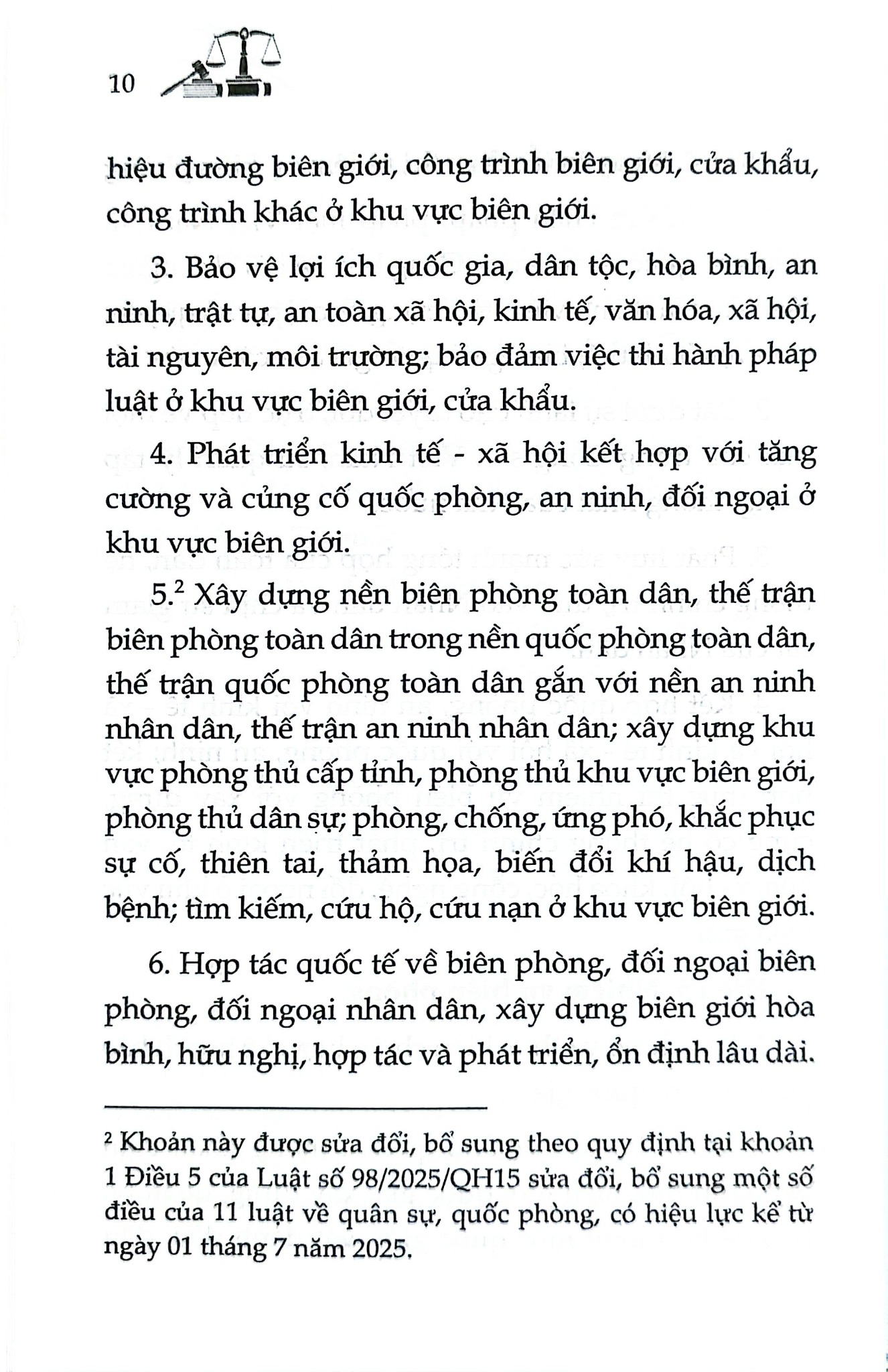 Luật Biên Phòng Việt Nam Năm 2020 ( Sửa Đổi, Bổ Sung Năm 2025) (NXBLĐ) - Quốc Hội