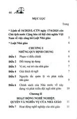 Luật Nhà Giáo Năm 2025 (NXBLĐ) - Quốc Hội