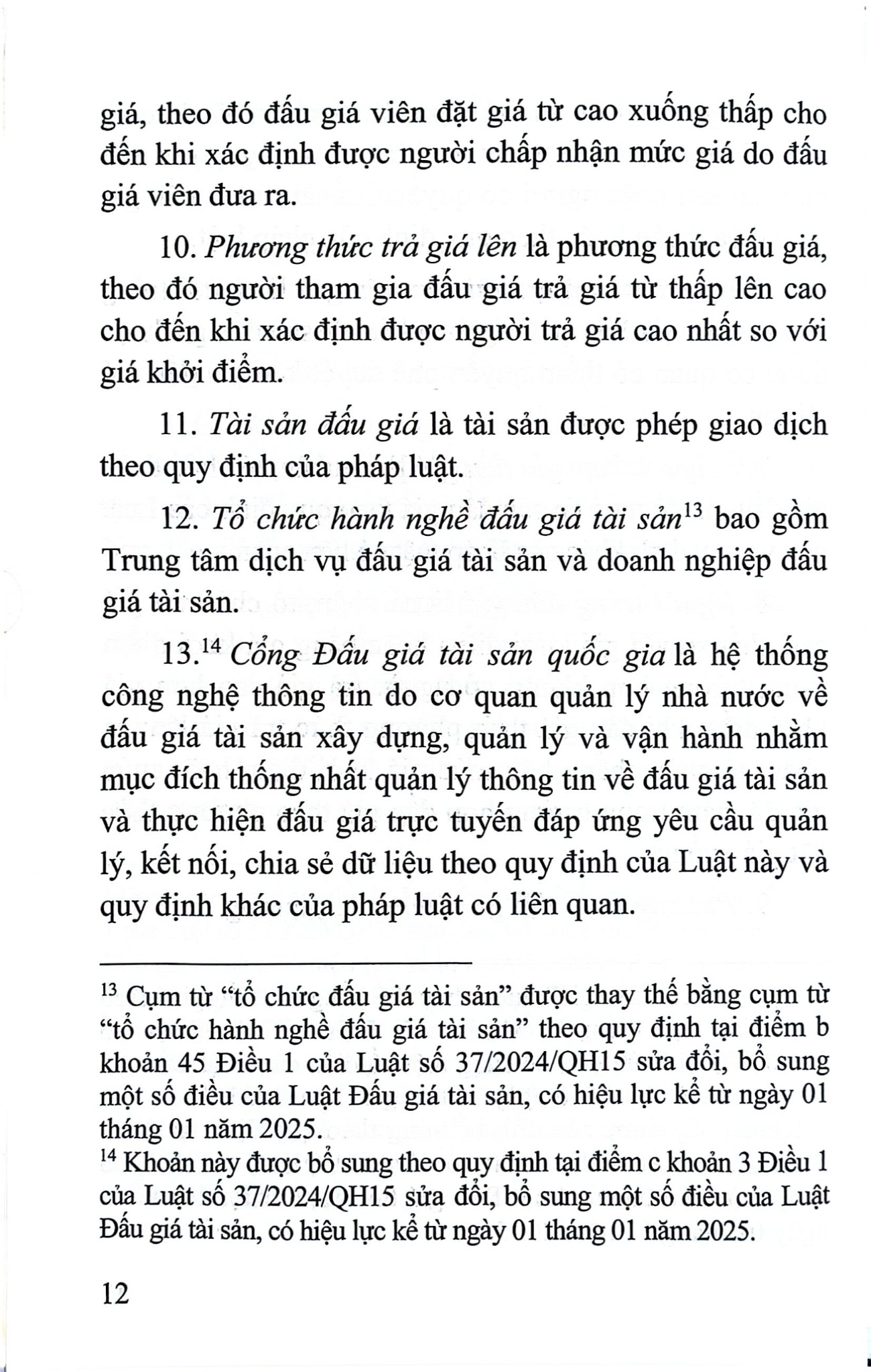 Luật Đấu Giá Tài Sản ( Sửa Đổi, Bổ Sung Năm 2023,2024) (NXBLĐ) - Quốc Hội