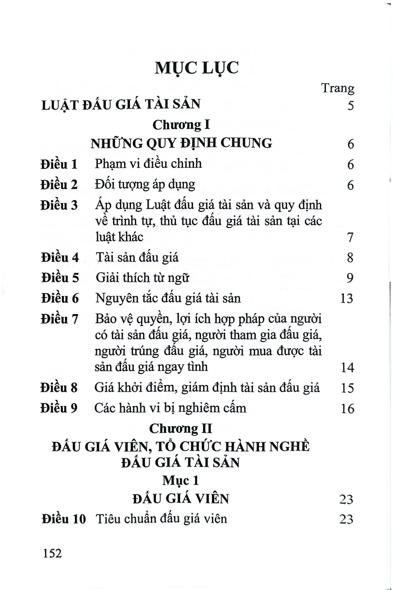 Luật Đấu Giá Tài Sản ( Sửa Đổi, Bổ Sung Năm 2023,2024) (NXBLĐ) - Quốc Hội
