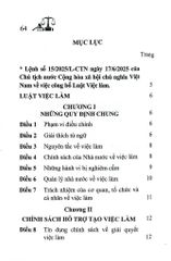 Luật Việc Làm Năm 2025 (NXBLĐ) - Quốc Hội