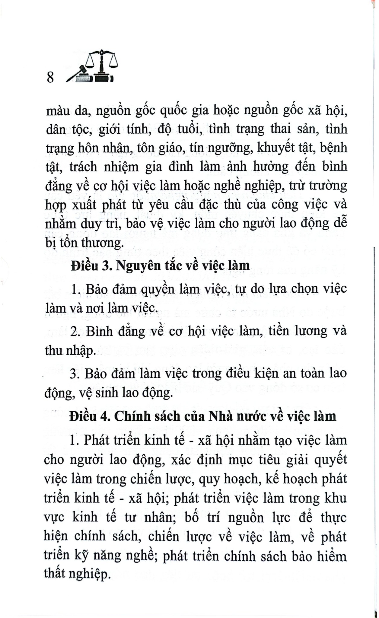 Luật Việc Làm Năm 2025 (NXBLĐ) - Quốc Hội