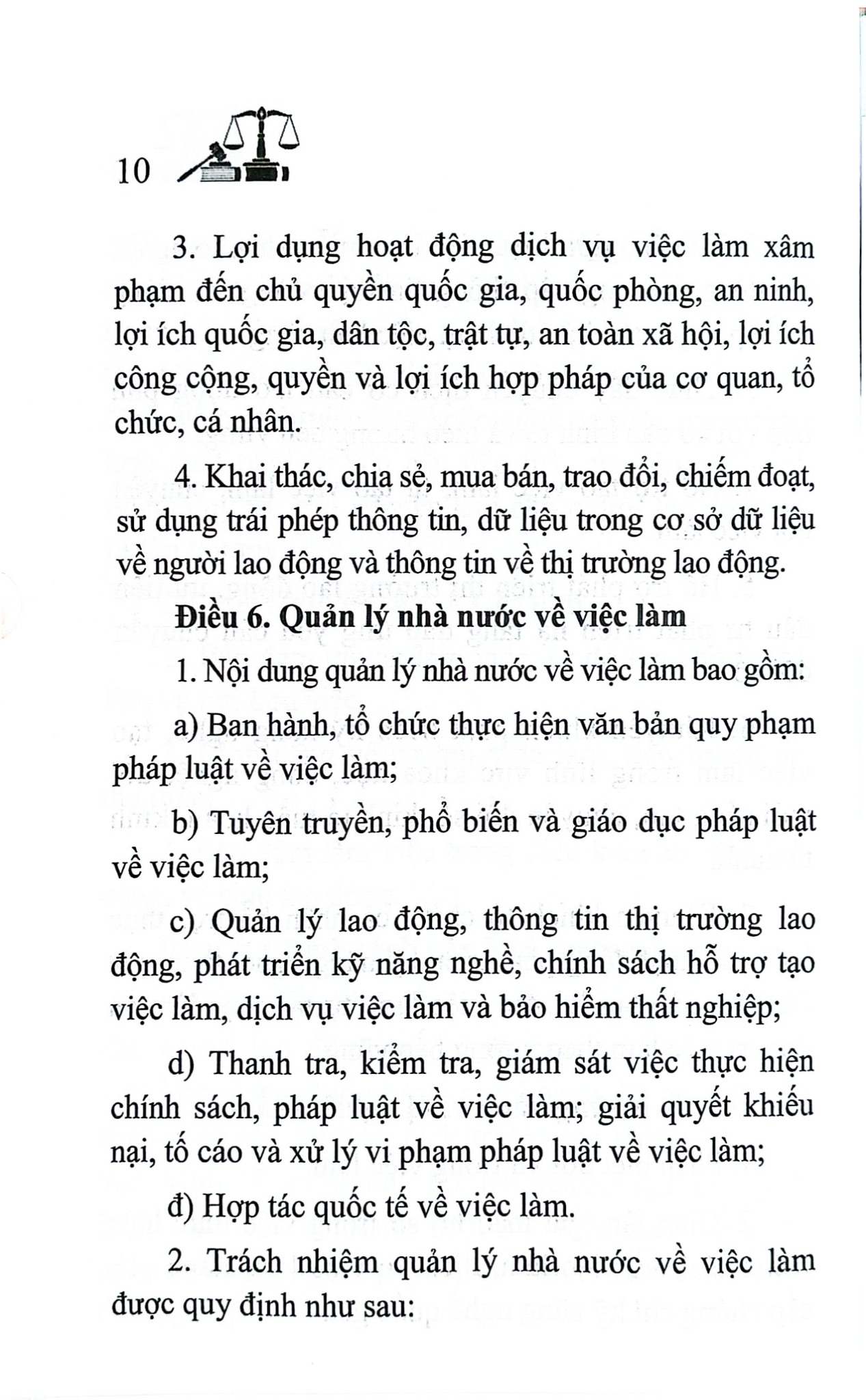 Luật Việc Làm Năm 2025 (NXBLĐ) - Quốc Hội
