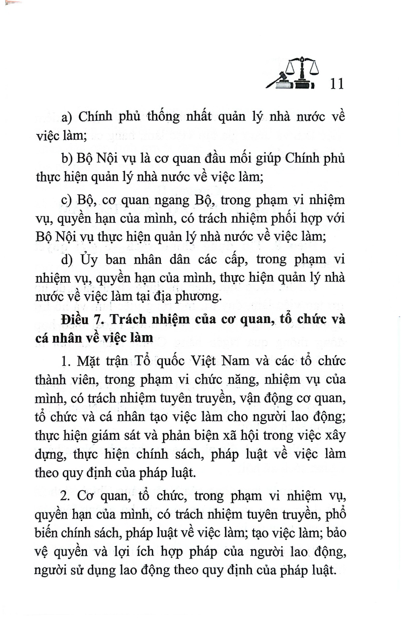 Luật Việc Làm Năm 2025 (NXBLĐ) - Quốc Hội