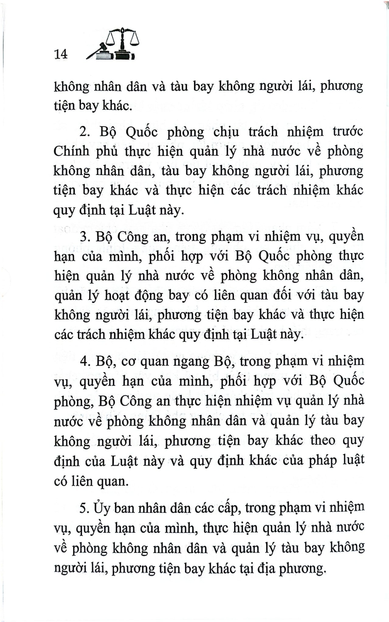 Luật Phòng Không Nhân Dân Năm 2024 (NXBLĐ) - Quốc Hội