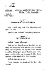 Luật Phòng Không Nhân Dân Năm 2024 (NXBLĐ) - Quốc Hội