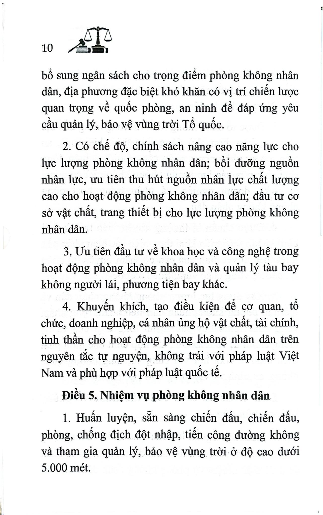 Luật Phòng Không Nhân Dân Năm 2024 (NXBLĐ) - Quốc Hội