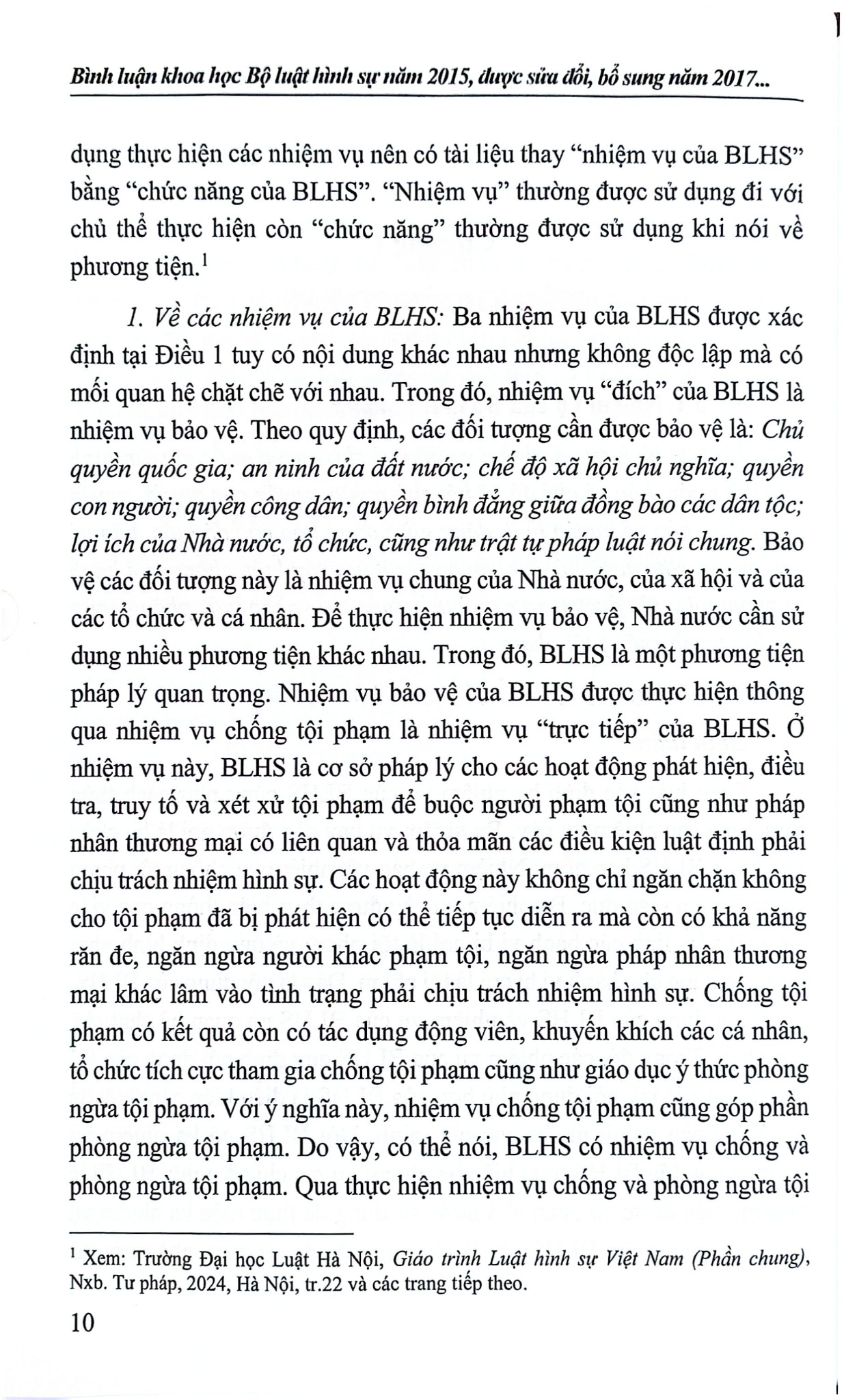 Bình Luận Khoa Học Bộ Luật Hình Sự Năm 2015 Sửa Đổi, Bổ Sung Năm 2017 (Phần Chung) (NXBTP)- GS.TS Nguyễn Ngọc Hòa