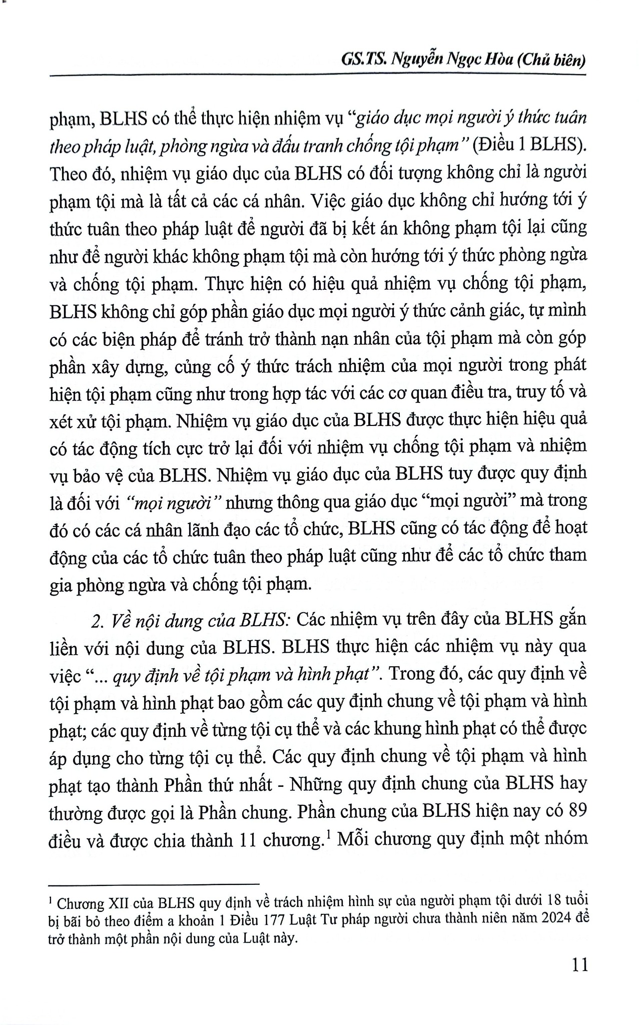Bình Luận Khoa Học Bộ Luật Hình Sự Năm 2015 Sửa Đổi, Bổ Sung Năm 2017 (Phần Chung) (NXBTP)- GS.TS Nguyễn Ngọc Hòa
