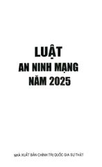 Luật An Ninh Mạng Năm 2025 (CTQG) - Quốc Hội