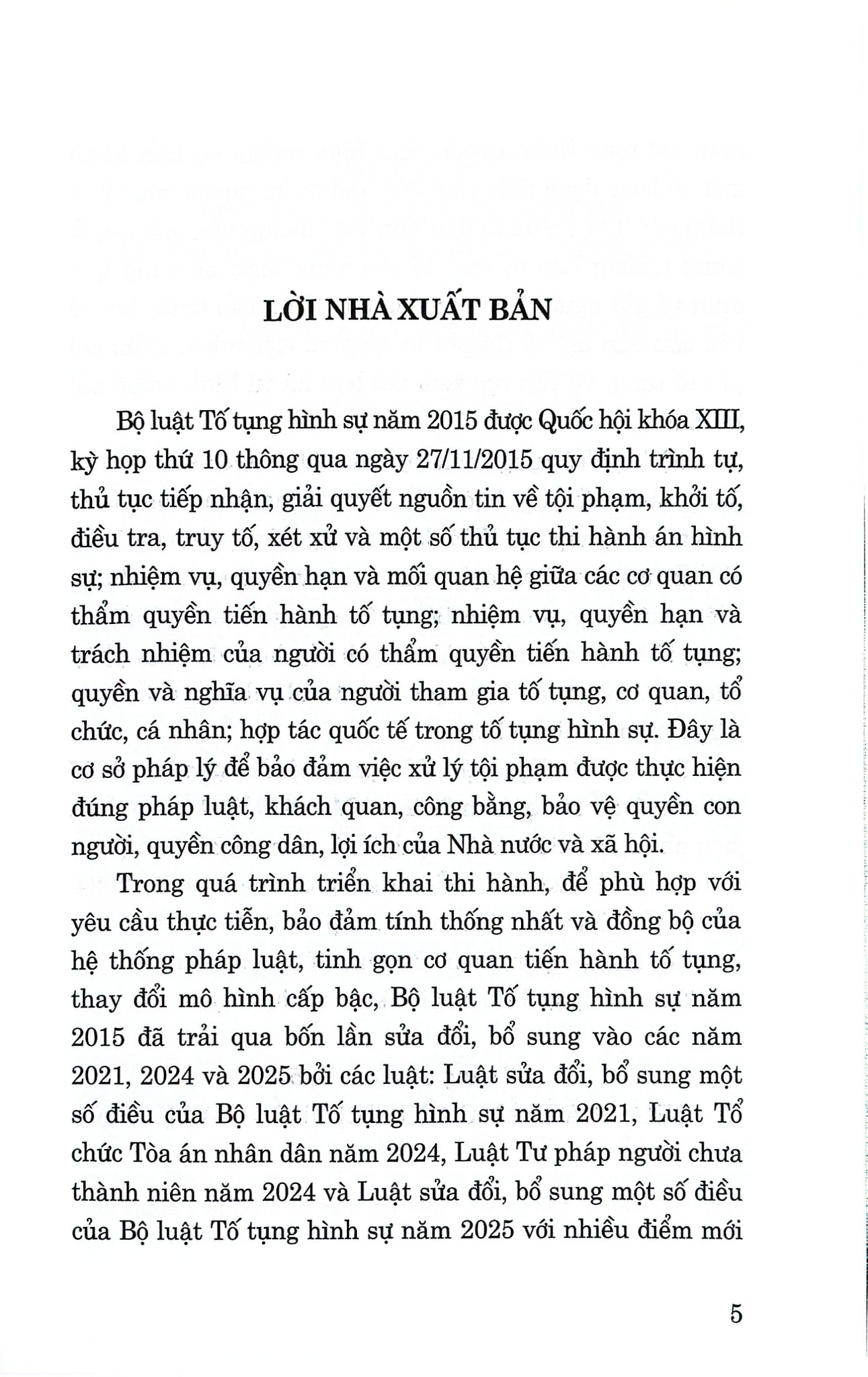 Combo 2 Quyển: Bộ Luật Tố Tụng Hình Sự Năm 2015 ( Sửa Đổi, Bổ Sung Năm 2021, 2024, 2025 + Bộ Luật Hình Sự (Luật mới nhất 2025)