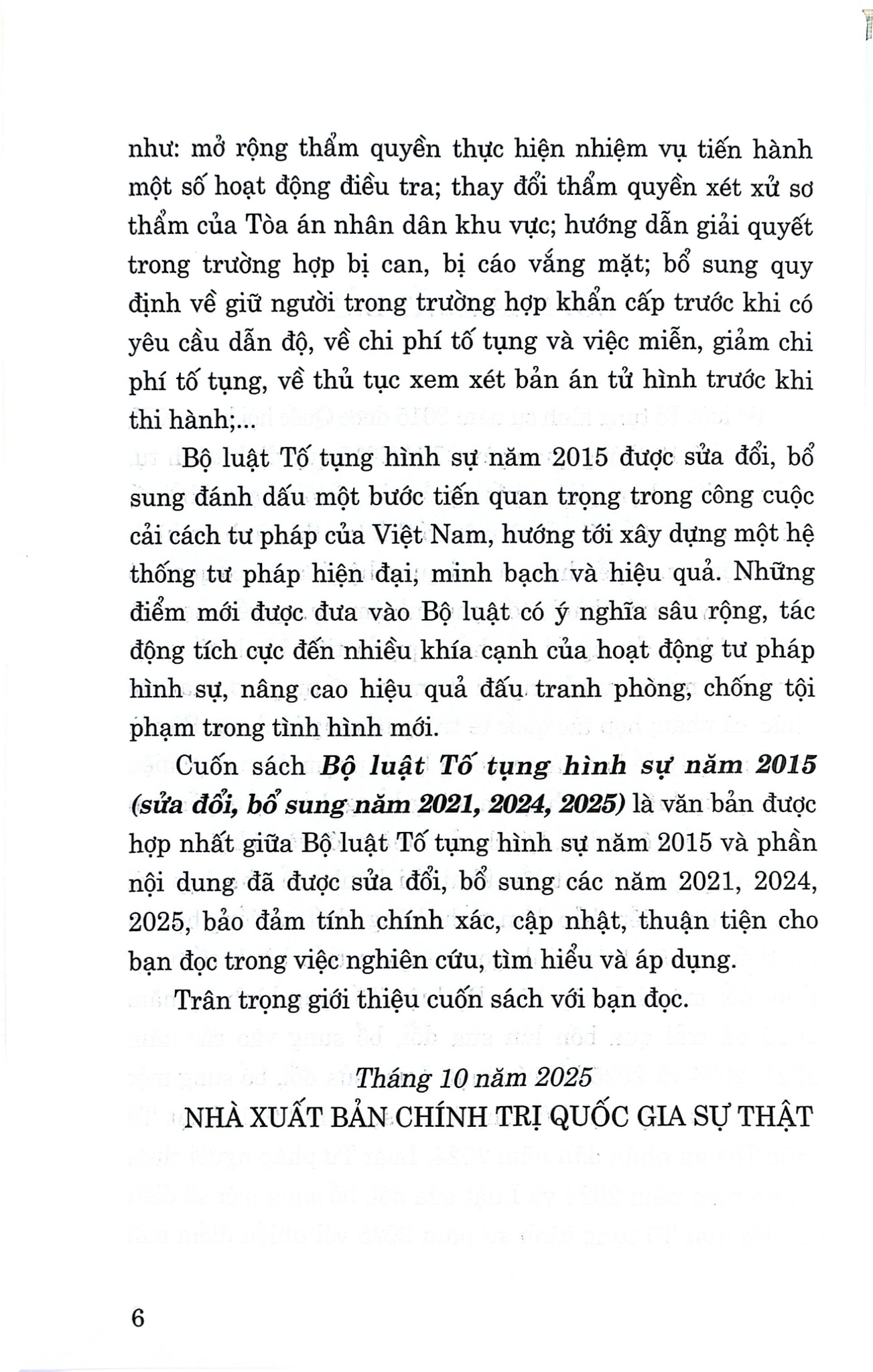 Combo 2 Quyển: Bộ Luật Tố Tụng Hình Sự Năm 2015 ( Sửa Đổi, Bổ Sung Năm 2021, 2024, 2025 + Bộ Luật Hình Sự (Luật mới nhất 2025)