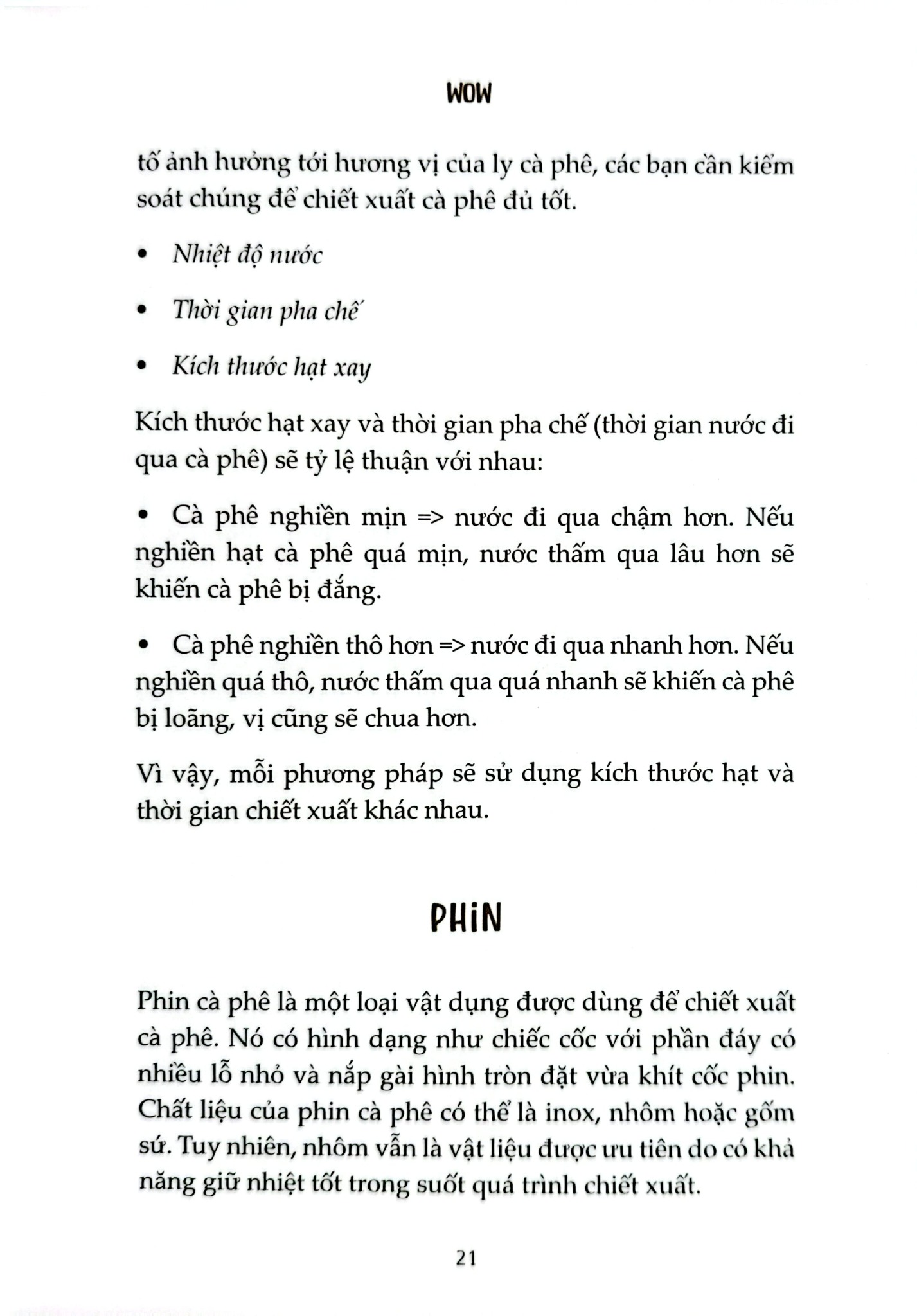 Tiệm Cà Phê Tại Nhà - Wow