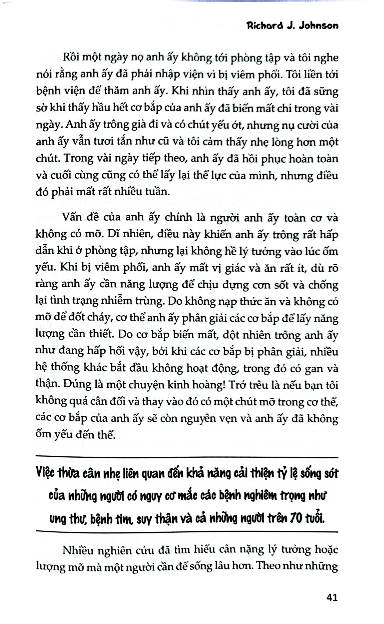 Bình Thường Hóa Khi Cơ Thể Tăng Cân - Richard J.Johnson