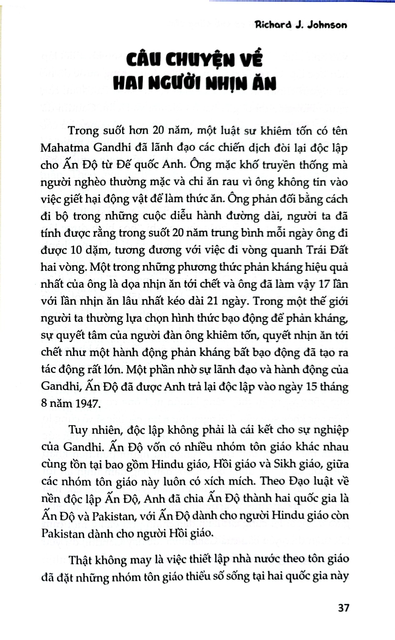 Bình Thường Hóa Khi Cơ Thể Tăng Cân - Richard J.Johnson
