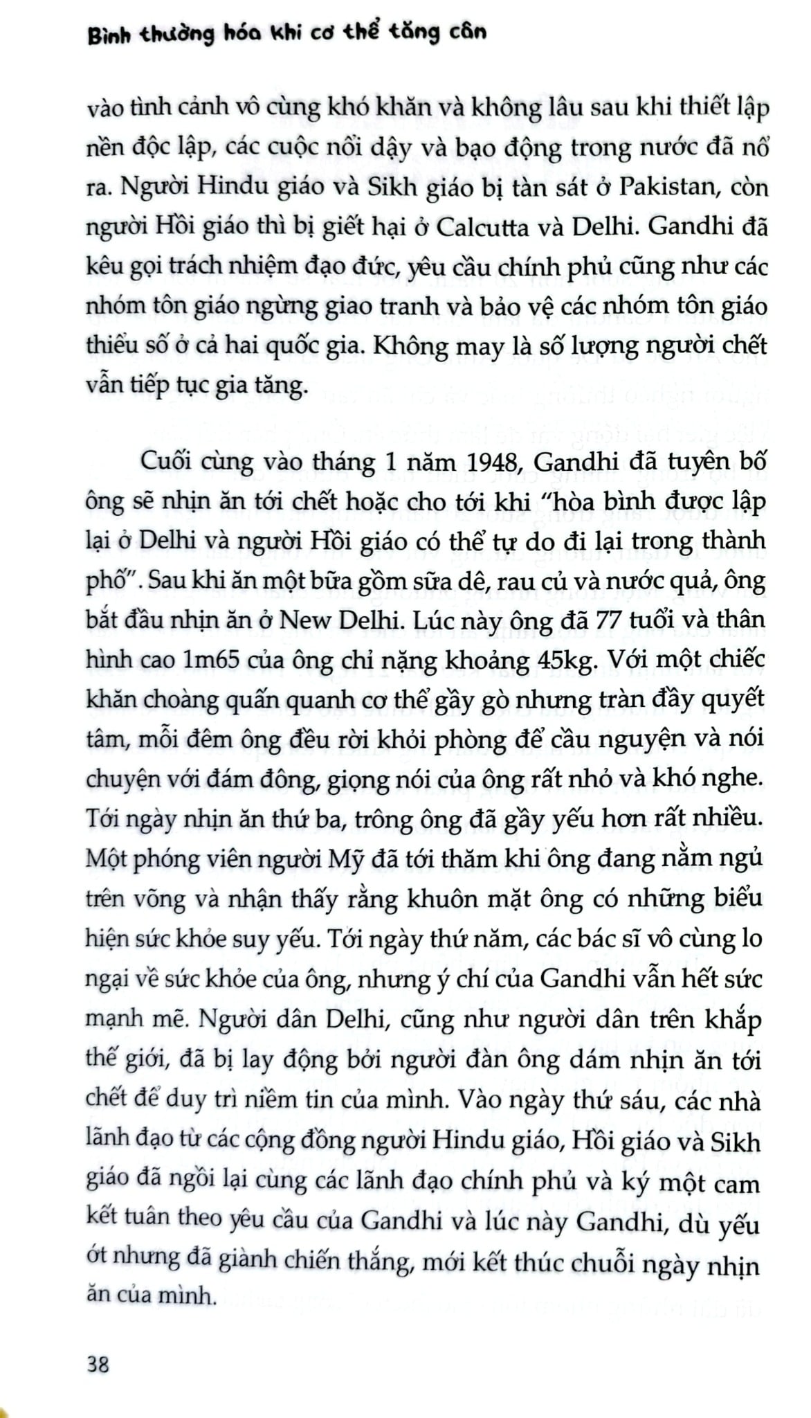 Bình Thường Hóa Khi Cơ Thể Tăng Cân - Richard J.Johnson