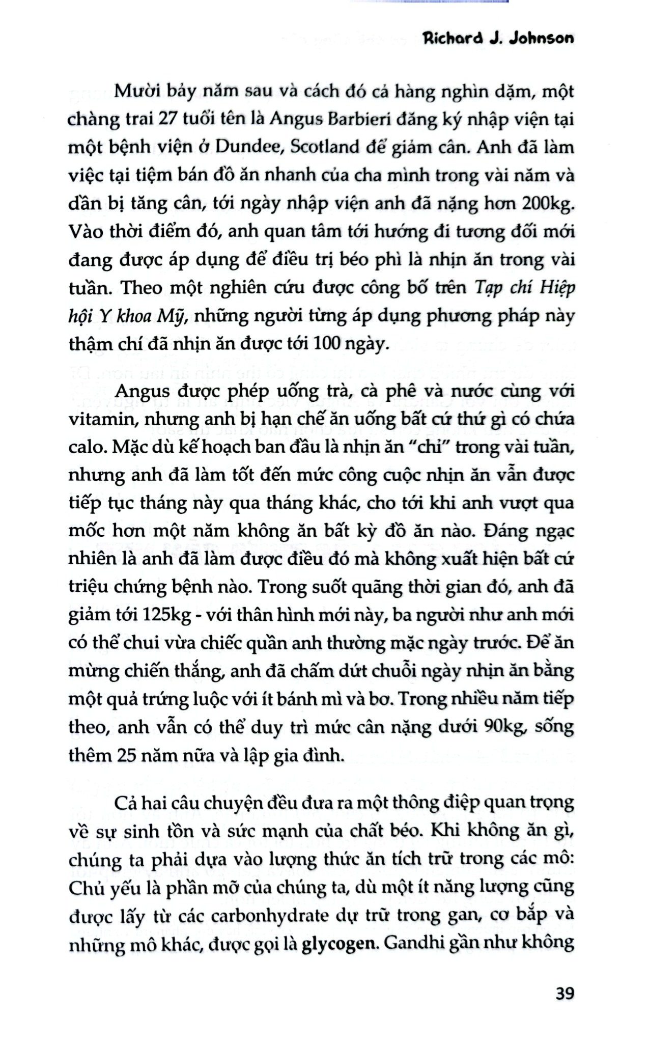 Bình Thường Hóa Khi Cơ Thể Tăng Cân - Richard J.Johnson