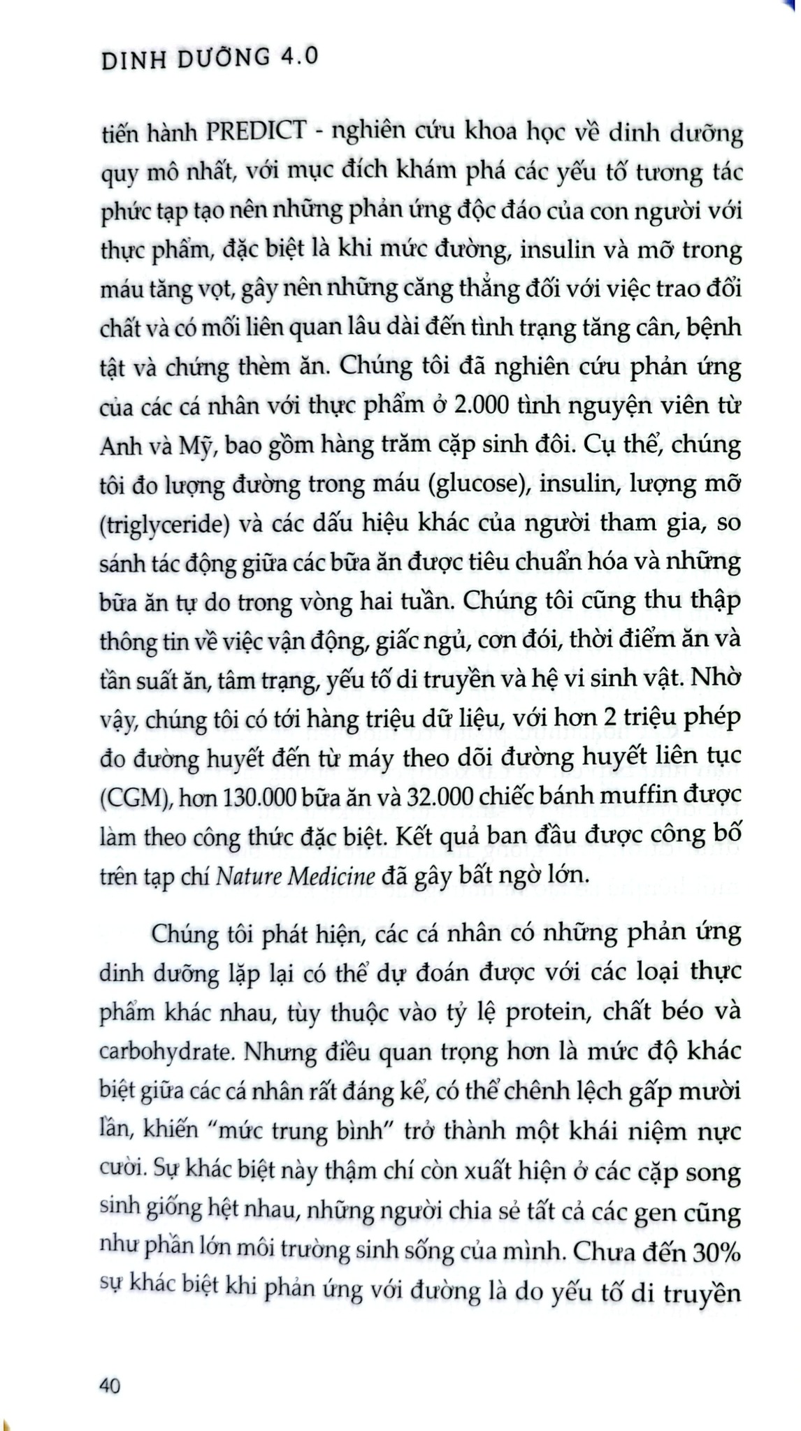 Dinh Dưỡng 4.0 - Tim Spector