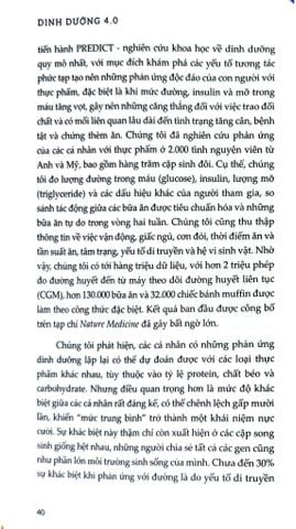  Dinh Dưỡng 4.0 - Tim Spector 